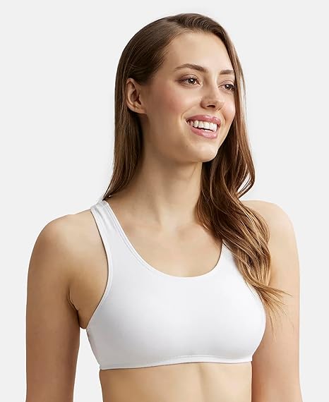 Jockey Women’s Super Combed Cotton Crop Top Bra 1582 – Stretch & Stay Fresh